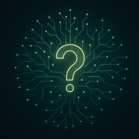 Point d'interrogation IA