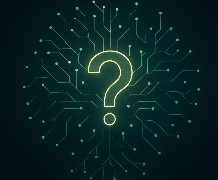 Point d'interrogation IA