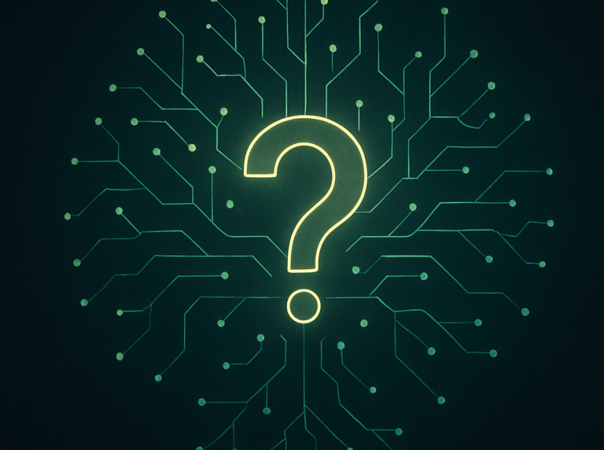 Point d'interrogation IA